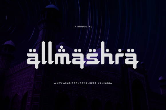 Allmashra: An Arabic-Style Display Font for Elegant Branding