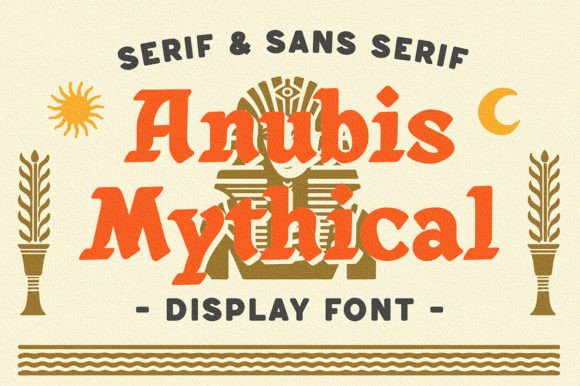 Anubis Mythical: The Ultimate Egyptian Display Font for Branding