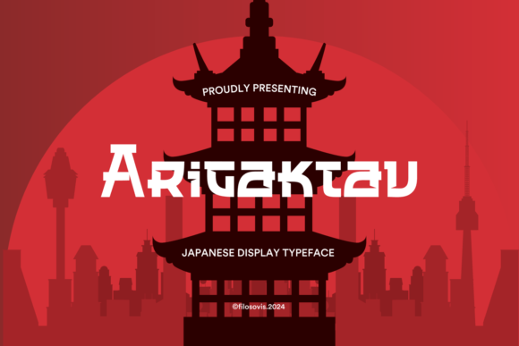Arigaktau: The Asian-Inspired Display Font for Bold Campaigns
