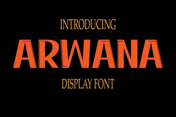 Arwana Display Font