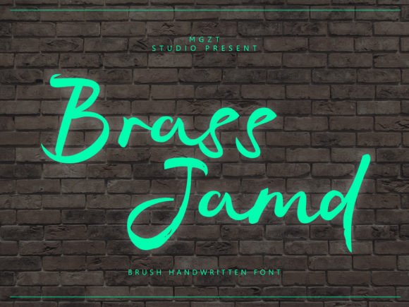 Brass Jamd Font: Bold Script for Modern Branding