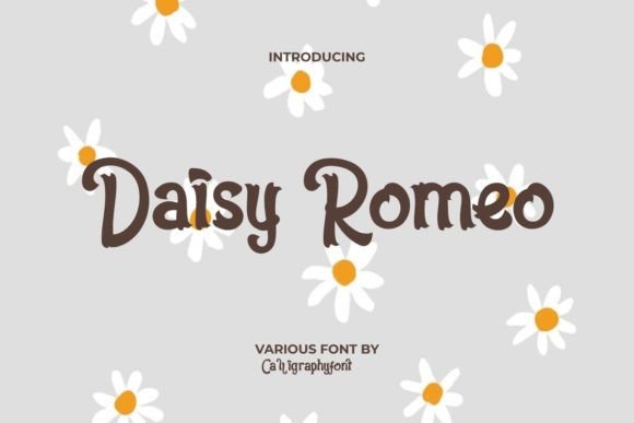 Daisy Romeo: The Curly Display Font for Elegant Branding