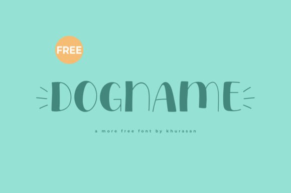 Dogname Font for Web Design