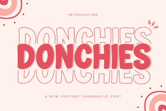 Donchies: A Bold Display Font