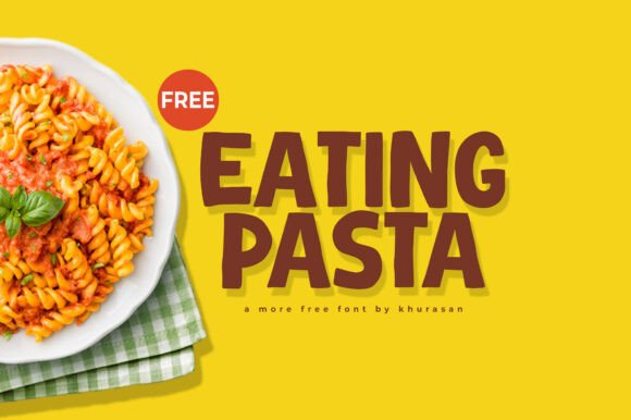 Eating Pasta Font Review