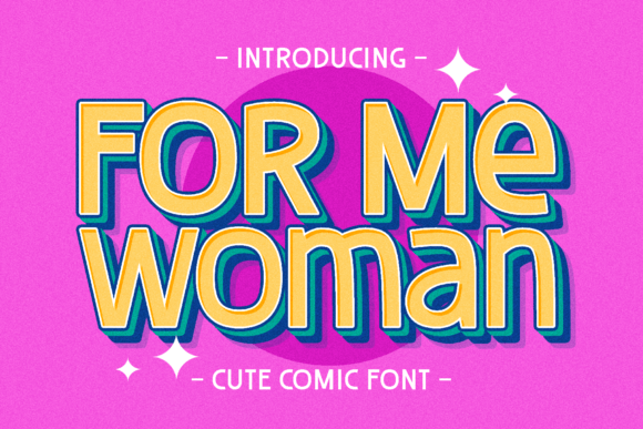 For Me Woman Font for Branding