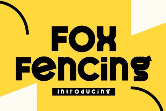 Fox Fencing: A Bold Display Font for Editorial Impact