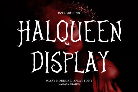 Halqueen: A Spooky Font for Bold Campaigns