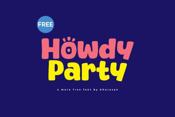 Howdy Party Font for Creative Brands
