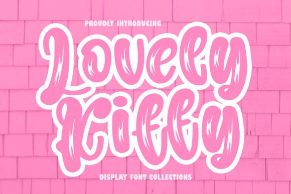 Lovely Kitty Font for Creative Design