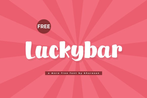 Luckybar Font for Creative Campaigns
