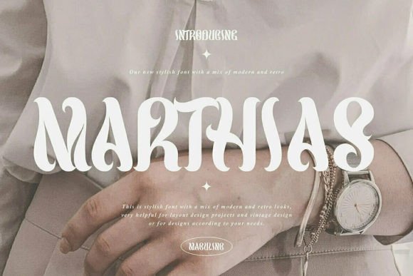 Marthias Font: Elegant Display for Designers