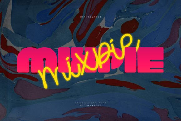 Mixpie: A Bold Display Font for Modern Branding