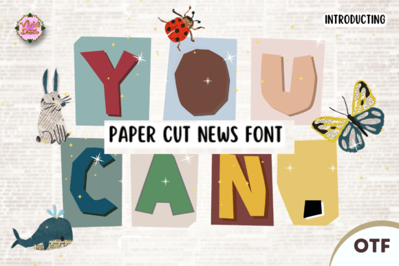 Paper Cut News Font for Bold Campaigns