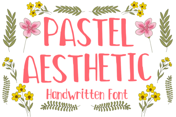 Pastel Aesthetic Font for Web Design