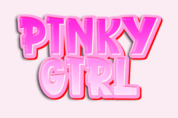 Pinky Girl Font for Creative Campaigns