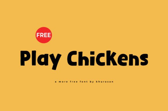Play Chickens Font for Creative Projects