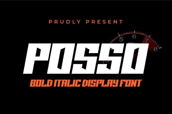Posso: A Bold Display Font for Creative Projects