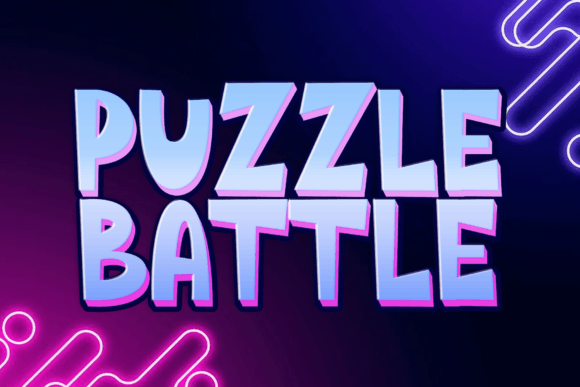 Puzzle Battle Font for Creative Brands