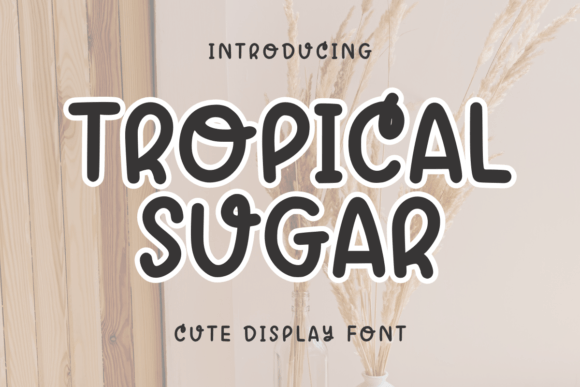 Tropical Sugar Font for Business Branding