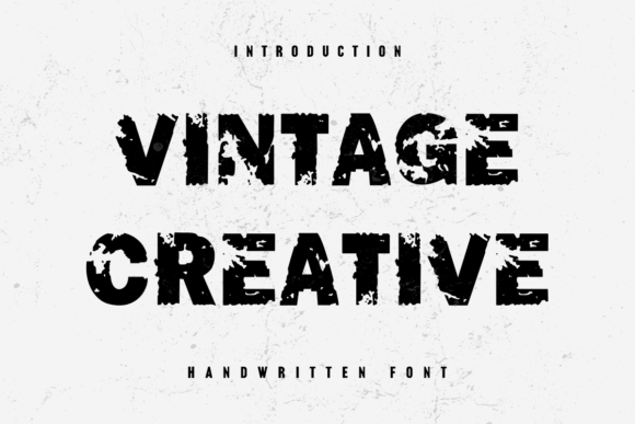 Vintage Creative Font for Web Design