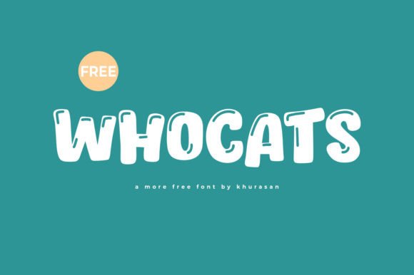 Whocats: A Bold Font for Creative Campaigns
